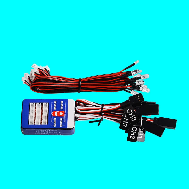 Rc Drift Car Kit - نظام إضاءة LED لسيارة التحكم عن