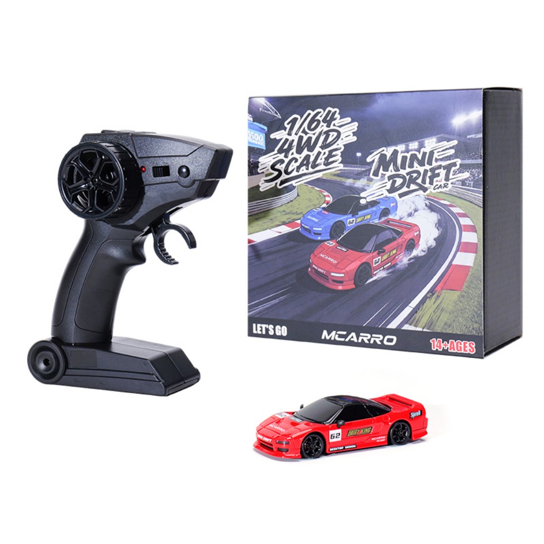 Rc Drift Car Kit - سيارة سباق صغيرة تعمل بالتحكم عن