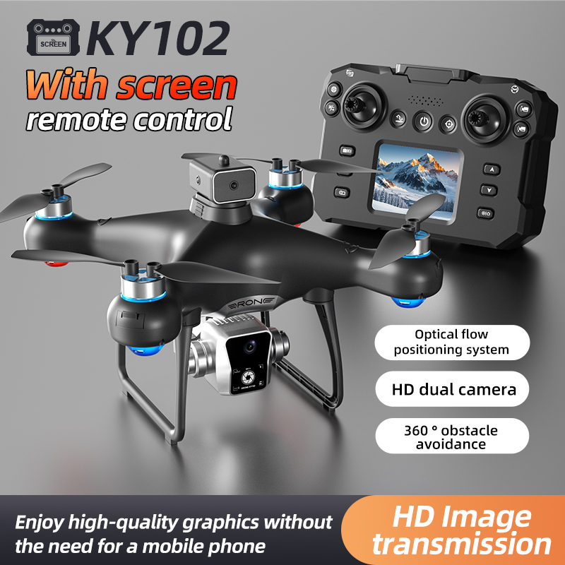 Drone Ky102 Rc - جديد KY102 مع شاشة Rc الطائرة