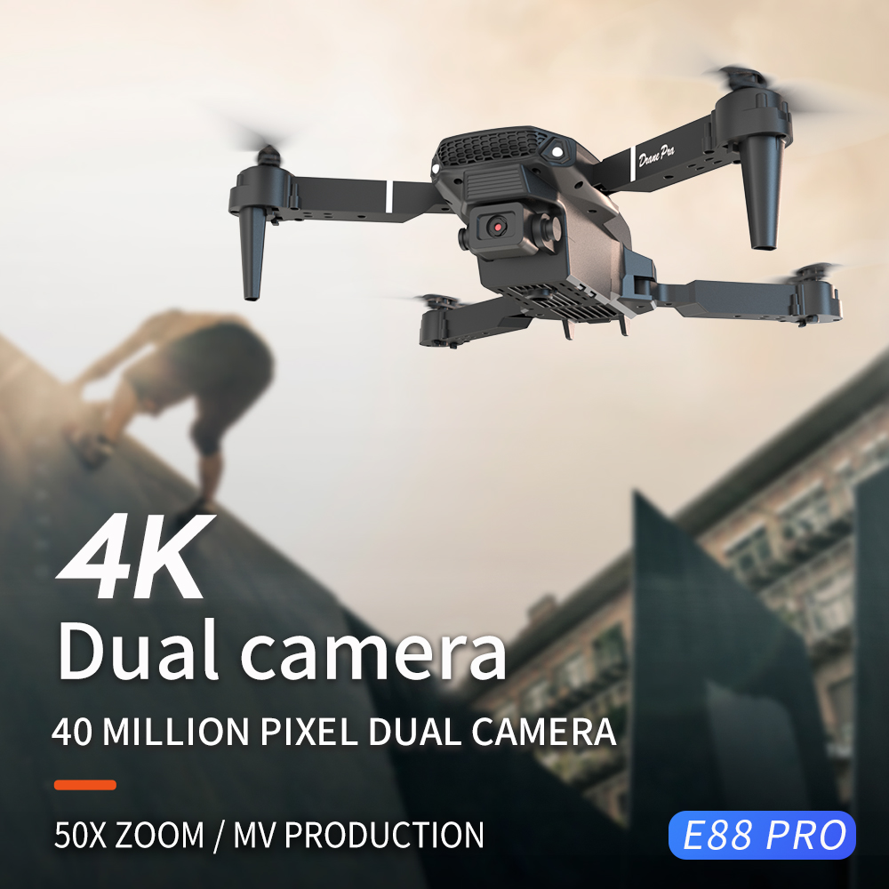 طائرة بدون طيار E88 احترافية ج - مراجعة Drone Rc Land وسعره