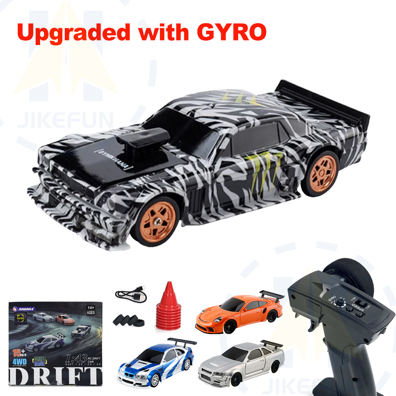 ترقية الدوران 1/43 RC الانجراف - مراجعة Rc Drift Car Kit وسعره