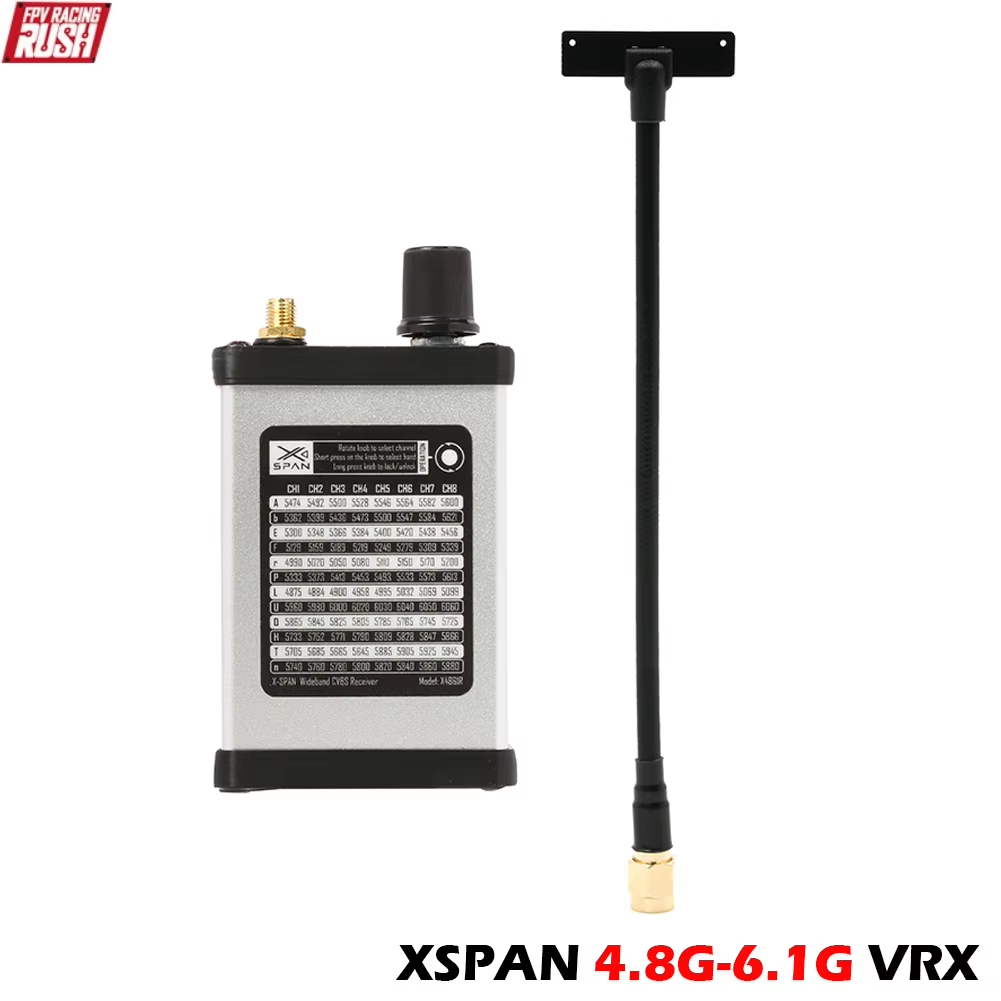 وحدة استقبال RushFpv XSPAN VRX - مراجعة Receiver Rc Drone وسعره