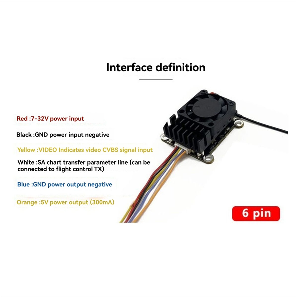 5.8G 2W VTX 2000mW FPV وحدة إر - مراجعة Vtx Video Transmitter وسعره