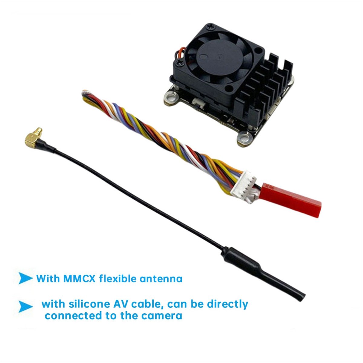 5.8G 2W VTX 2000mW FPV وحدة إر - مراجعة Vtx Video Transmitter وسعره