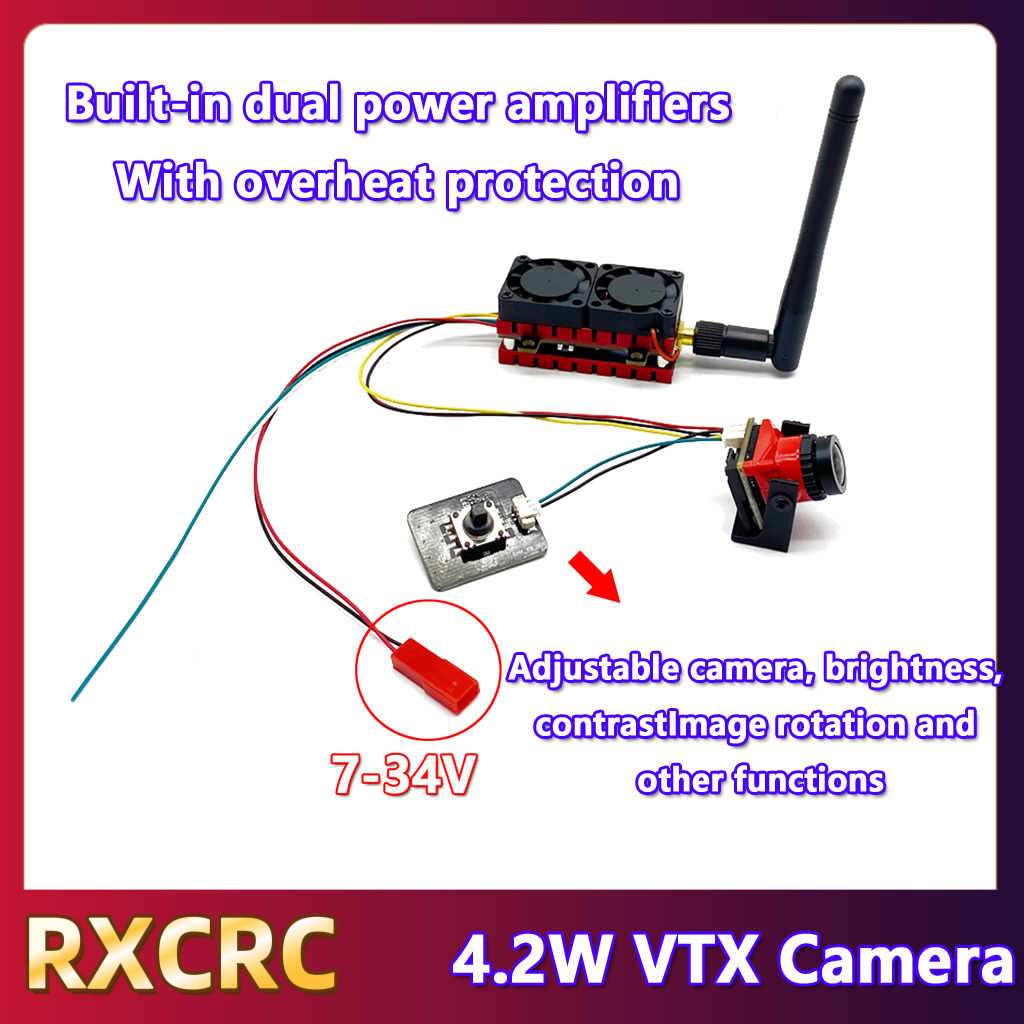 RXCRC 5.8G 48CH 4.2W عالية الط - مراجعة Receiver Rc Drone وسعره
