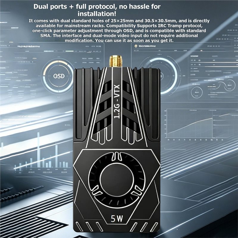 جهاز إرسال فيديو VTX لطائرات F - مراجعة Vtx Video Transmitter وسعره