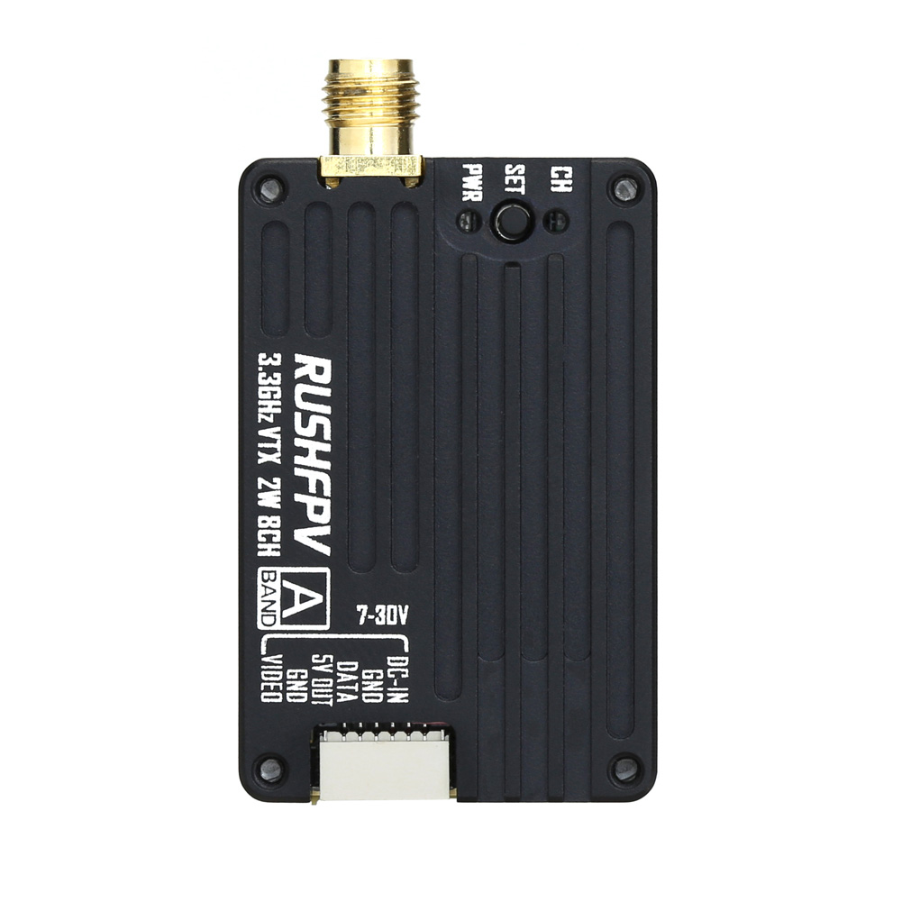 جهاز إرسال RUSHFPV 3.3G 2W VTX - مراجعة Receiver Rc Drone وسعره