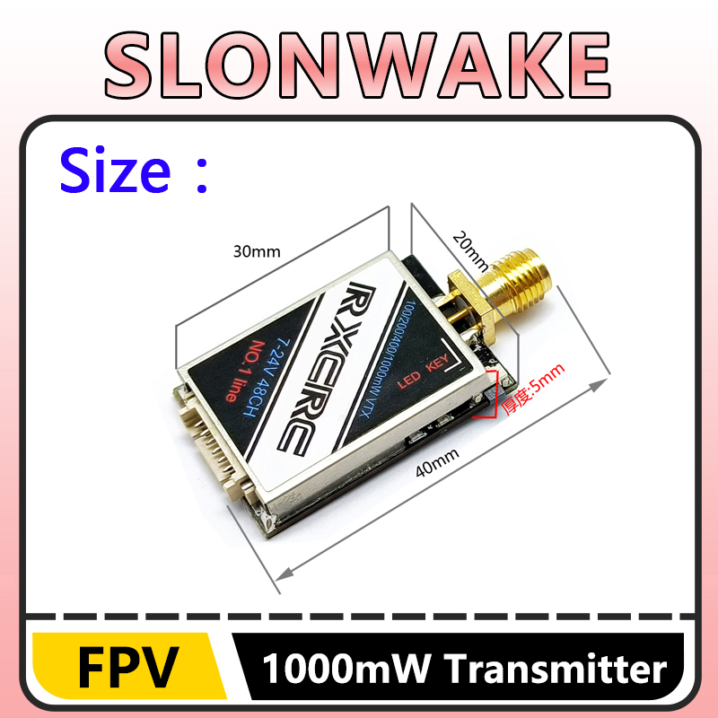 جهاز إرسال فيديو SLONWAKE 5.8G - مراجعة Receiver Rc Drone وسعره