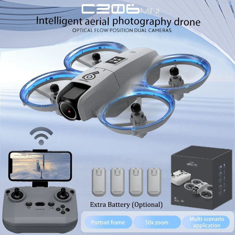 طائرة بدون طيار CZ06 Mini RC Q - مراجعة Drone Rc Land وسعره