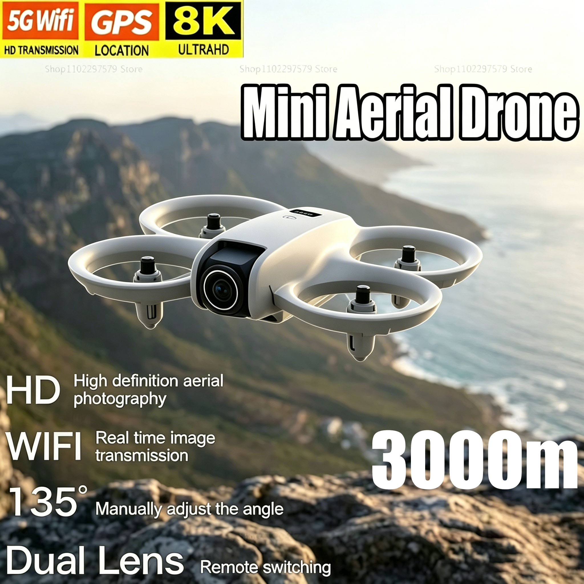 طائرة بدون طيار صغيرة مع كامير - مراجعة Drone Rc Land وسعره