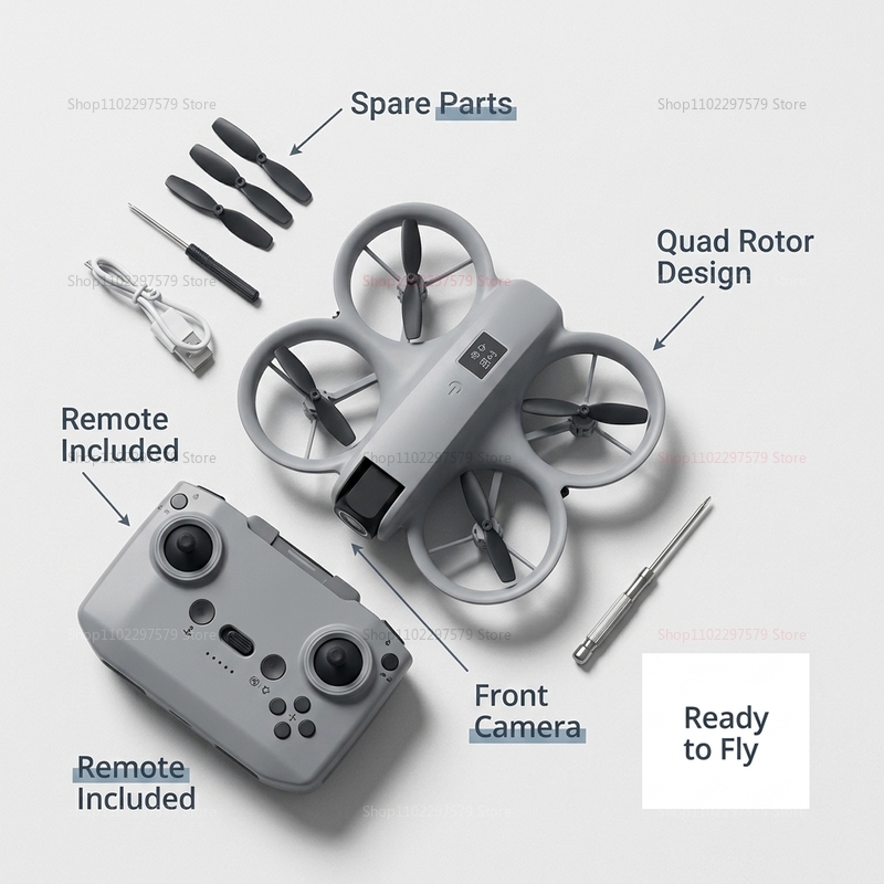 طائرة بدون طيار صغيرة مع كامير - مراجعة Drone Rc Land وسعره