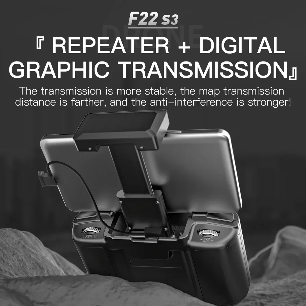 طائرة SJRC F22 S3 pro القابلة  - مراجعة Drone Rc Land وسعره