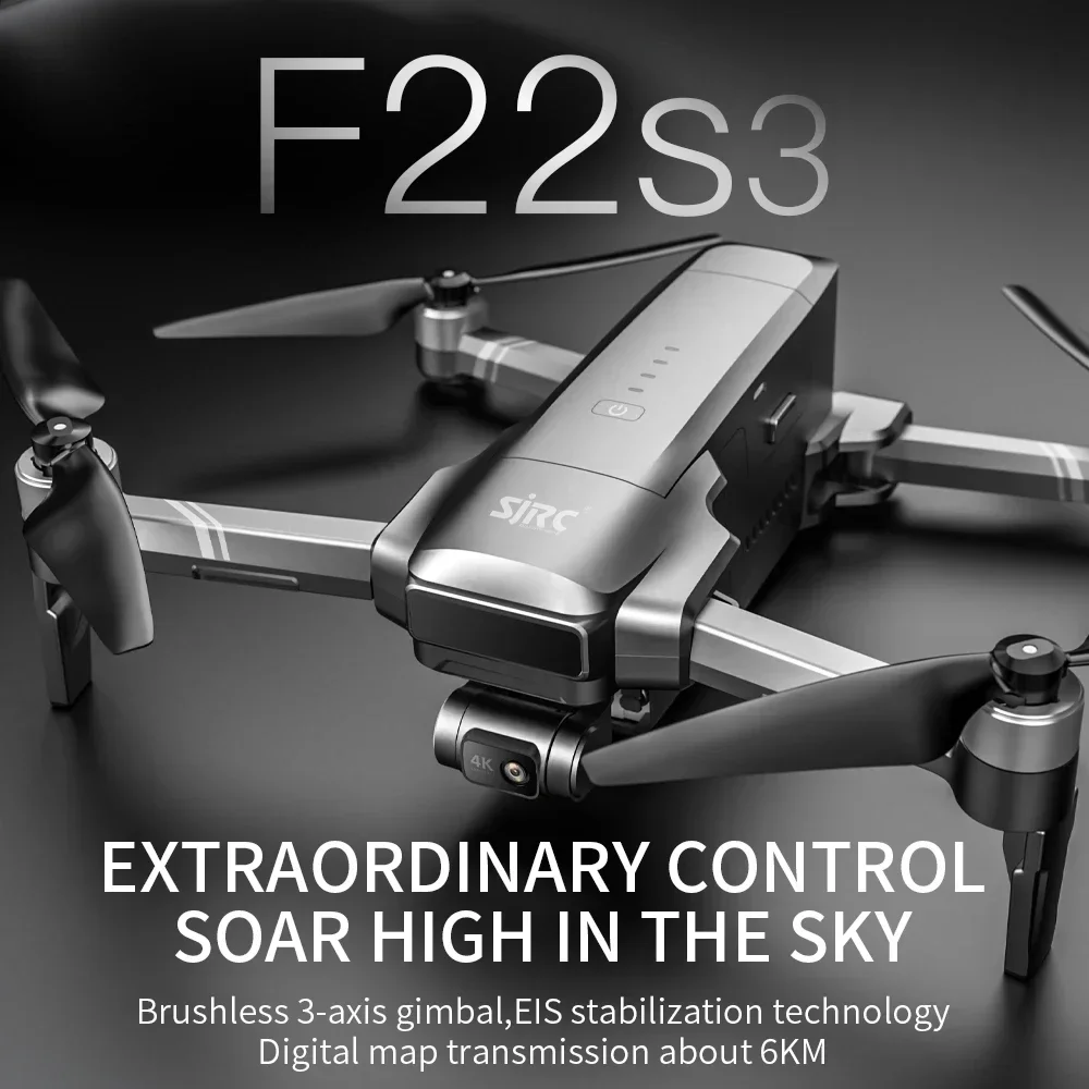 طائرة SJRC F22 S3 pro القابلة  - مراجعة Drone Rc Land وسعره