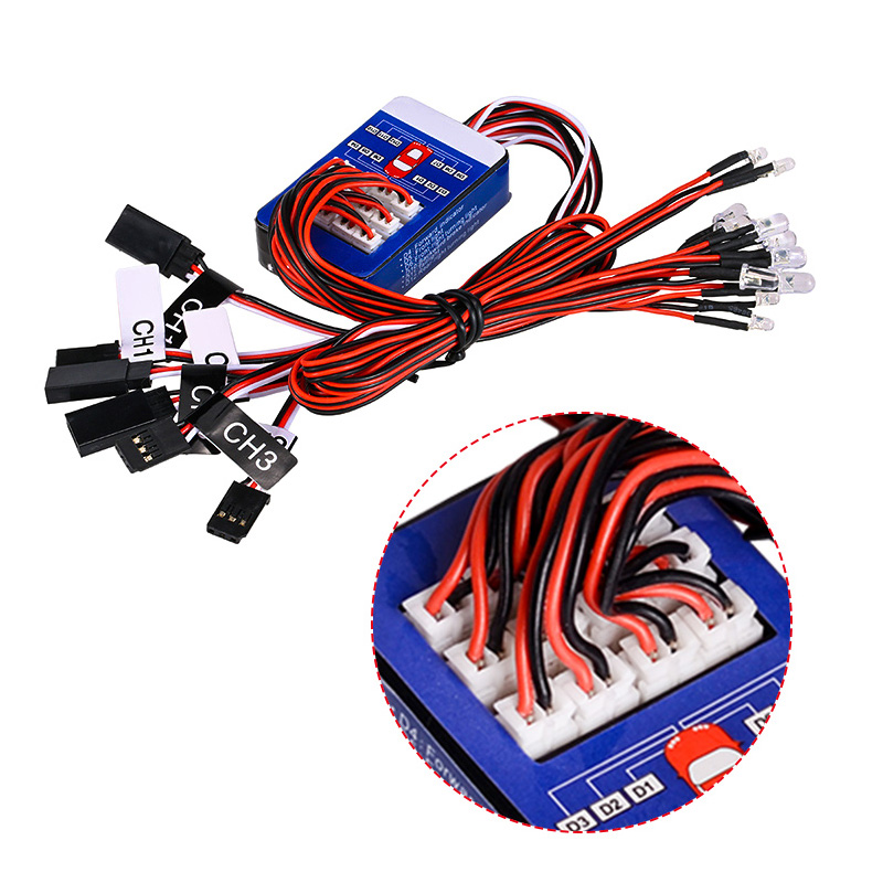نظام إضاءة RC بـ 12 مصباح LED، - مراجعة Rc Drift Car Kit وسعره