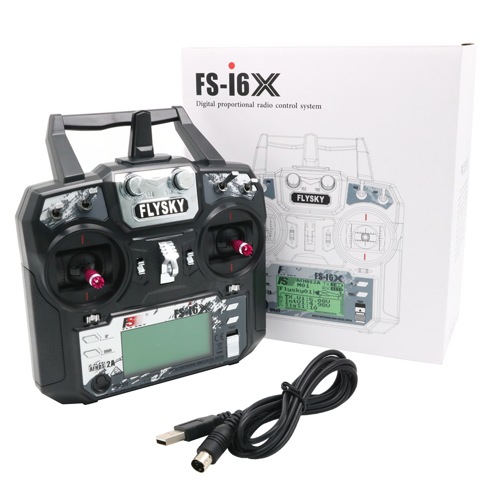 FLYSKY FS-i6X FS i6X 10CH 2.4  - مراجعة Drone Tech Rc وسعره
