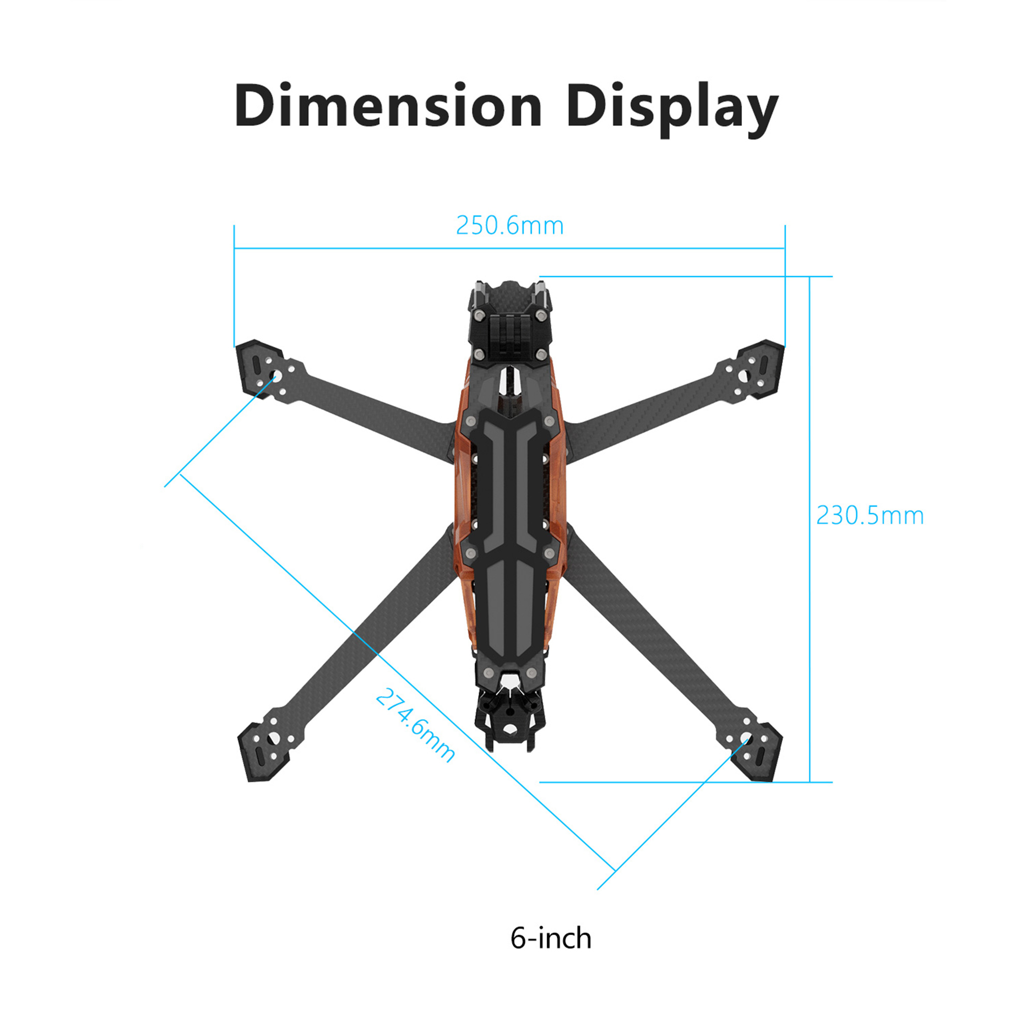 إطار GEPRC GEP-Vapor-D5 D6 O4  - مراجعة Drone Tech Rc وسعره
