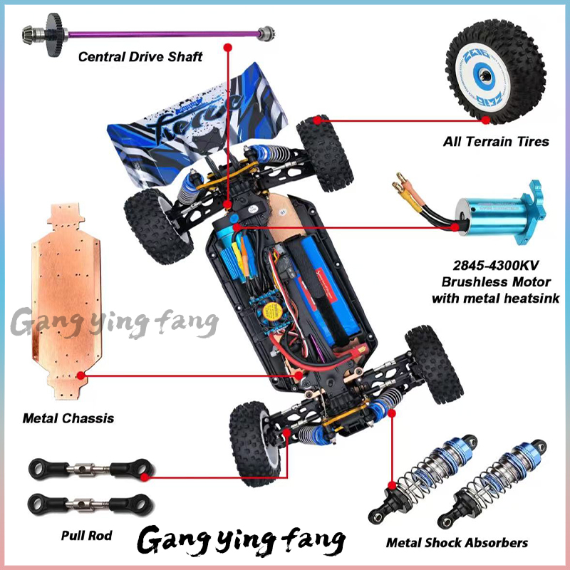 1/12 124017 Wltoys -V8 2.4G سب - مراجعة Rc Drift Car Kit وسعره