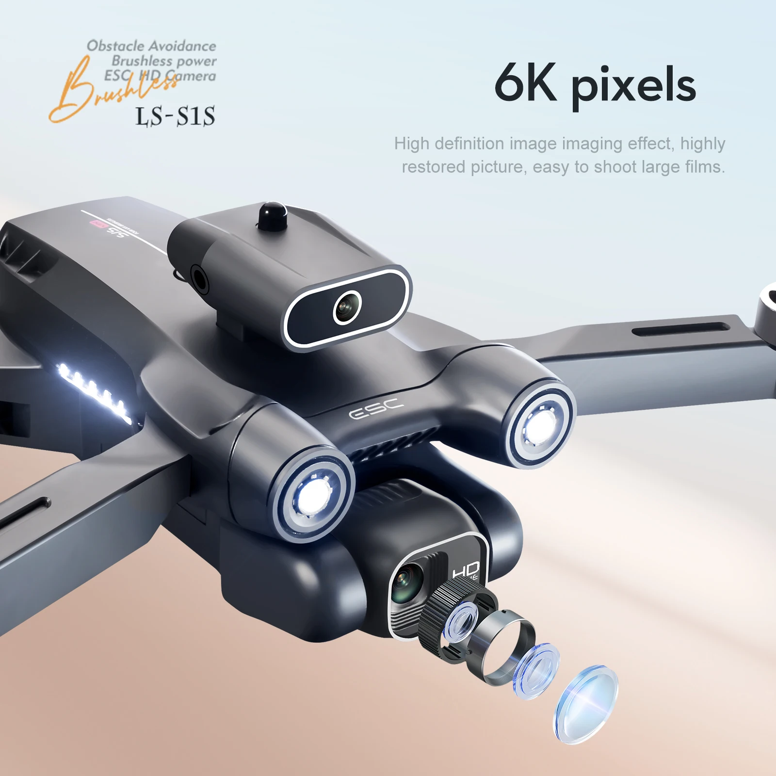 S1S طائرة بدون طيار احترافية 4 - مراجعة Drone Rc S1S وسعره